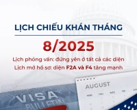 LỊCH CHIẾU KHÁN THÁNG 08.2025 | KP VISA